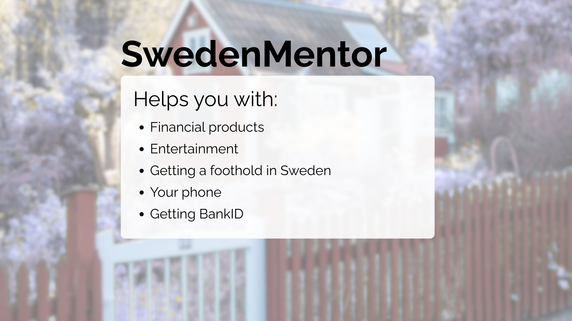 SwedenMentor SwedenMentor